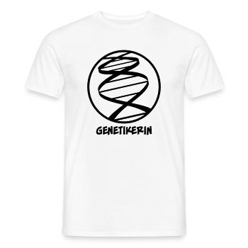 Genetikerin - Männer T-Shirt - Weiß - Vorne - AI Model Male 178 dark (178cm)