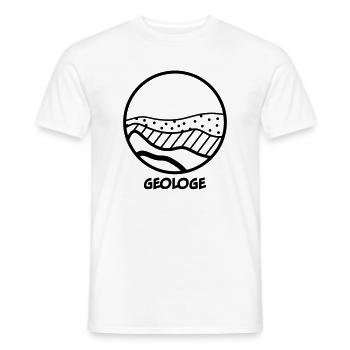 Geologe - Männer T-Shirt - Weiß - Vorne - AI Model Male 178 dark (178cm)