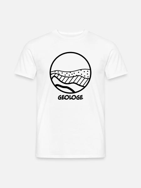 Geologe - Männer T-Shirt - Weiß