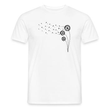 Pissenlit - T-shirt homme - blanc - Devant - AI Model Male 178 dark (178cm)