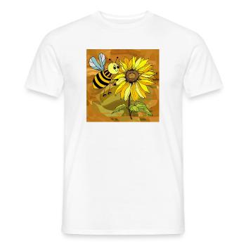 insecte - T-shirt homme - blanc - Devant - AI Model Male 178 dark (178cm)