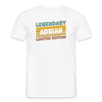 Legendary Adrian - Men's T-Shirt - white - Front - AI Model Male 178 dark (178cm)