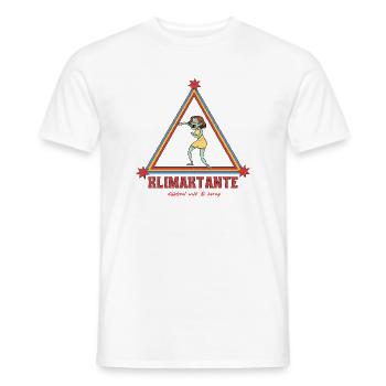 Climactic Zombie Triangle - Men's T-Shirt - white - Front - AI Model Male 178 dark (178cm)