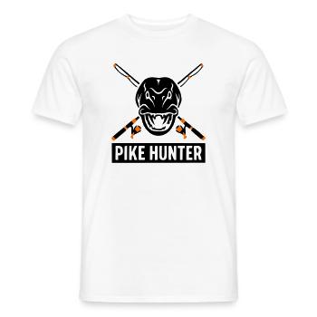 Pike Fishing Rods Graphic - Men's T-Shirt - white - Front - AI Model Male 178 dark (178cm)
