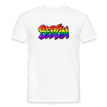Berlin Pride - Männer T-Shirt - Weiß - Vorne - AI Model Male 178 dark (178cm)