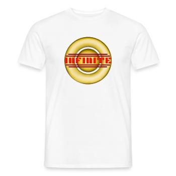 INFINITE Gold - Modern Emblems - Men's T-Shirt - white - Front - AI Model Male 178 dark (178cm)