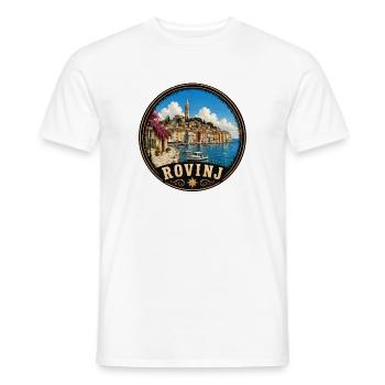 Rovinj Kroatien Altstadt Urlaub Kultur - Männer T-Shirt - Weiß - Vorne - AI Model Male 178 dark (178cm)
