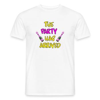 LE GROUPE EST ARRIVÉ, ON PEUT ALLER SOURIS - T-shirt homme - blanc - Devant - AI Model Male 178 dark (178cm)