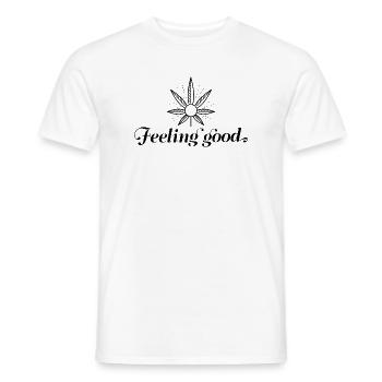se sentir bien - T-shirt homme - blanc - Devant - AI Model Male 178 dark (178cm)