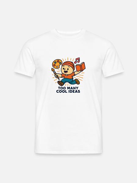 Kreative Kindheitsideen - Männer T-Shirt - Weiß