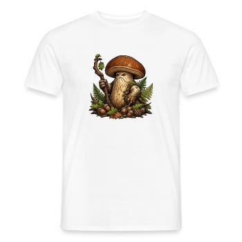 Mooshroom Guardian of the Forest - Men's T-Shirt - white - Front - AI Model Male 178 dark (178cm)