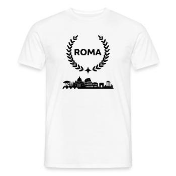 Roma - Männer T-Shirt - Weiß - Vorne - AI Model Male 178 dark (178cm)