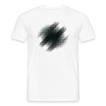 Burst Circle - Men's T-Shirt - white - Front - AI Model Male 178 dark (178cm)