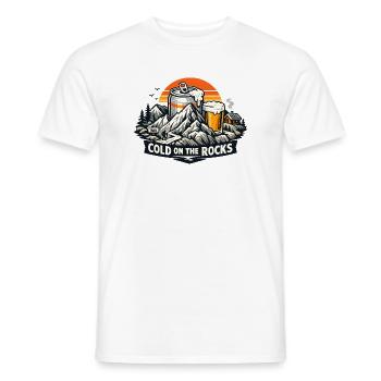 Scène du sentier CaldaroFelsen - T-shirt homme - blanc - Devant - AI Model Male 178 dark (178cm)