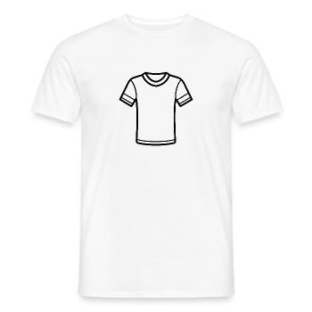 T-shirt - Men's T-Shirt - white - Front - AI Model Male 178 dark (178cm)