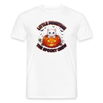 Little Monsters The Spooky Crew - Men's T-Shirt - white - Front - AI Model Male 178 dark (178cm)