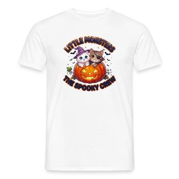 Little Monsters The Spooky Crew - Männer T-Shirt - Weiß - Vorne - AI Model Male 178 dark (178cm)
