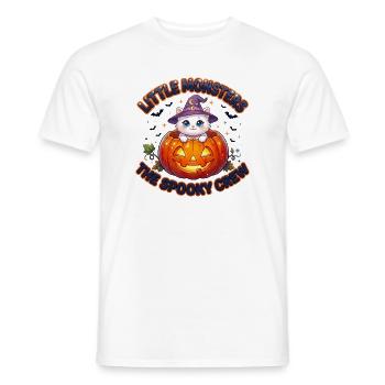 Little Monsters The Spooky Crew - Men's T-Shirt - white - Front - AI Model Male 178 dark (178cm)