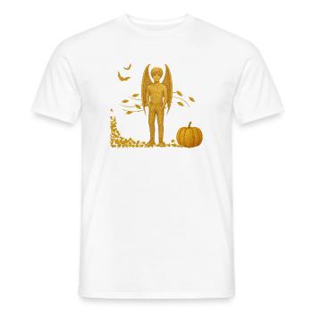 Fall Edition: Vampire Demon with Bats - Men's T-Shirt - white - Front - AI Model Male 178 dark (178cm)