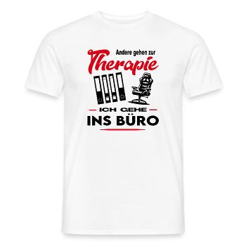 Büroarbeiter Anwalt Richter Notar IT Spezialist - Männer T-Shirt - Weiß - Vorne - AI Model Male 178 dark (178cm)