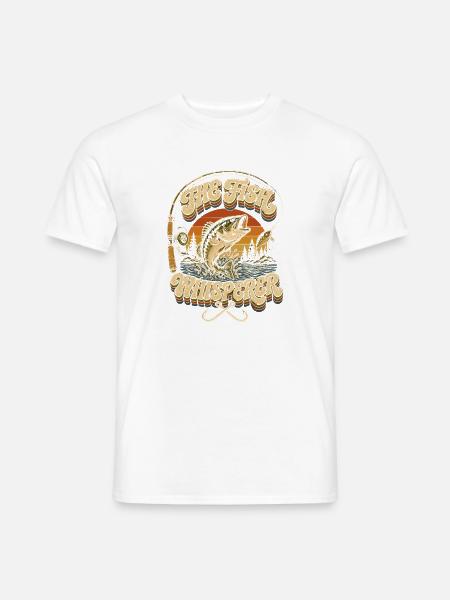 Der Fish Whisperer - Männer T-Shirt - Weiß