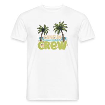 Équipe de Cancun - T-shirt homme - blanc - Devant - AI Model Male 178 dark (178cm)