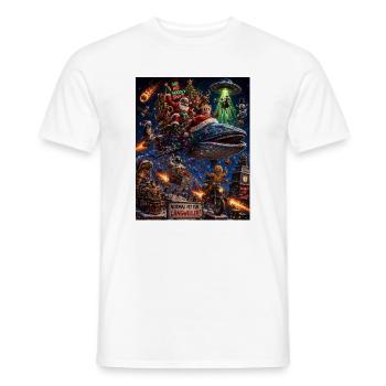 Normale Weihnachten Ist Langweilig Chaos Humor - Männer T-Shirt - Weiß - Vorne - AI Model Male 178 dark (178cm)