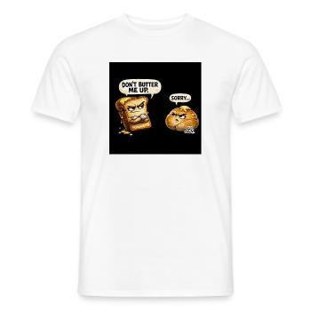 Toast - T-shirt homme - blanc - Devant - AI Model Male 178 dark (178cm)