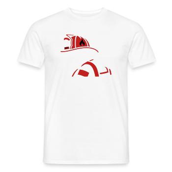 Rettungshund Profil Grafik - Männer T-Shirt - Weiß - Vorne - AI Model Male 178 dark (178cm)