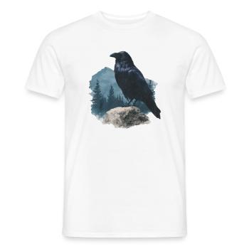 Rabe Vintage - Männer T-Shirt - Weiß - Vorne - AI Model Male 178 dark (178cm)