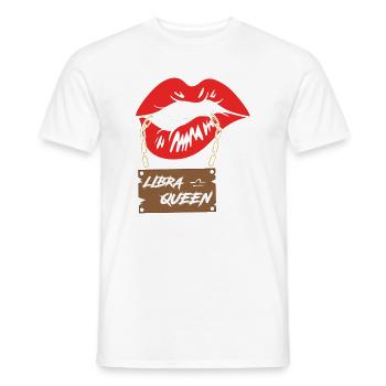 Sternzeichen Waage - Männer T-Shirt - Weiß - Vorne - AI Model Male 178 dark (178cm)