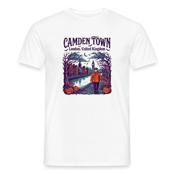 Spooky Camden Town London United Kingdom - Männer T-Shirt - Weiß - Vorne - AI Model Male 178 dark (178cm)