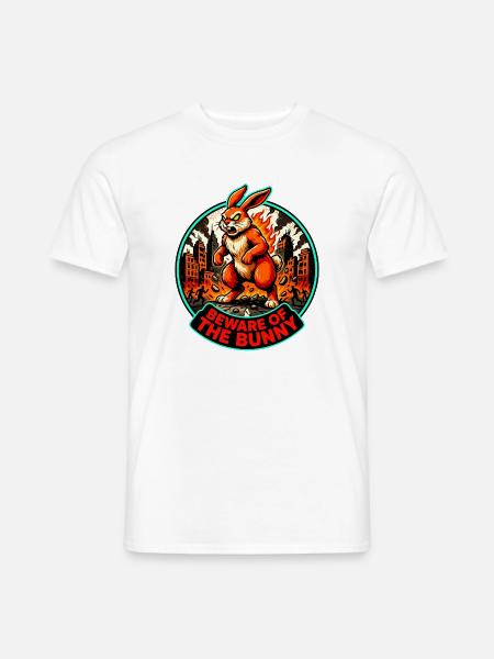 Apokalypse Hase - Männer T-Shirt - Weiß