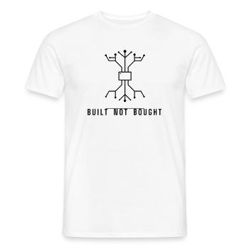 Schaltkreis  - Männer T-Shirt - Weiß - Vorne - AI Model Male 178 dark (178cm)
