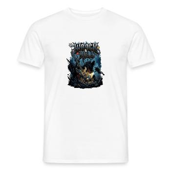 Ozeanische Rhythmen - Männer T-Shirt - Weiß - Vorne - AI Model Male 178 dark (178cm)