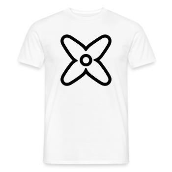 Propeller - Männer T-Shirt - Weiß - Vorne - AI Model Male 178 dark (178cm)