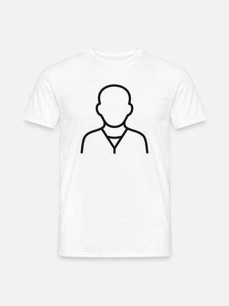 Icon für die Geschäftsfrau - Männer T-Shirt - Weiß