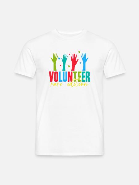Volunteer Appreciation Rare Edition Volunteer - Männer T-Shirt - Weiß