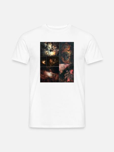 DeepSpace mit dem Seestar S50 (2) - Männer T-Shirt - Weiß