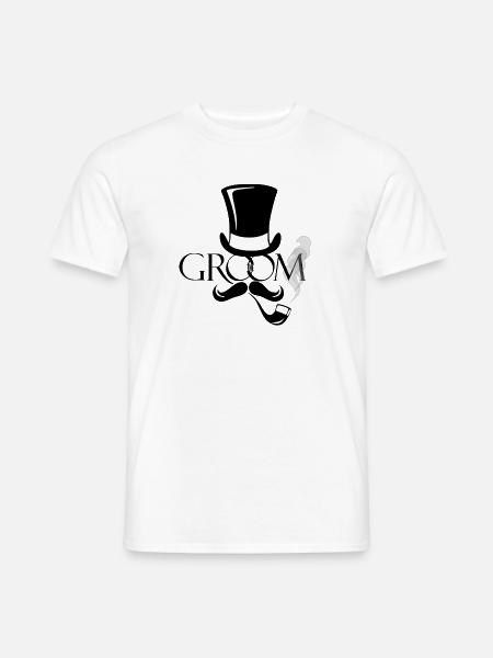 The Groom - Männer T-Shirt - Weiß