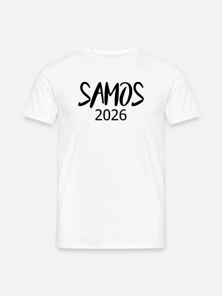 Samos_2026 - Männer T-Shirt - Weiß