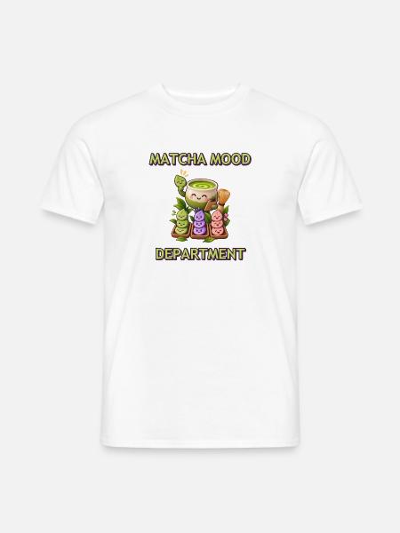 Matcha Stimmungsabteilung - Männer T-Shirt - Weiß