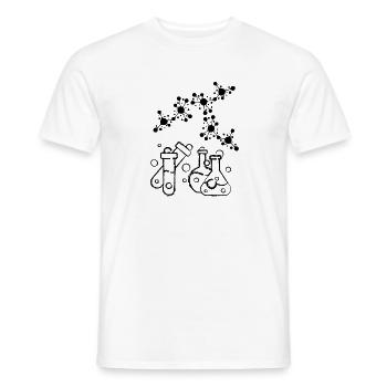 Chemie Wissenschaft Periodensystem Labor Science - Männer T-Shirt - Weiß - Vorne - AI Model Male 178 dark (178cm)