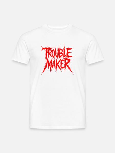 Troublemaker Frechdachs Rabauke Geschwister Kinder - Männer T-Shirt - Weiß