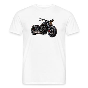 Schwarzer Custom Cruiser - Männer T-Shirt - Weiß - Vorne - AI Model Male 178 dark (178cm)