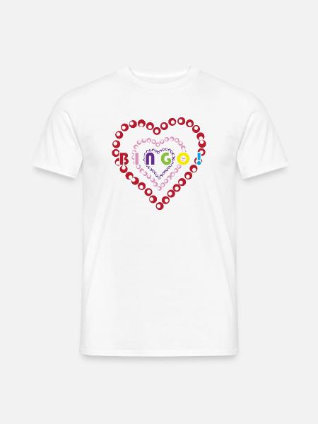 Bingo - Männer T-Shirt - Weiß