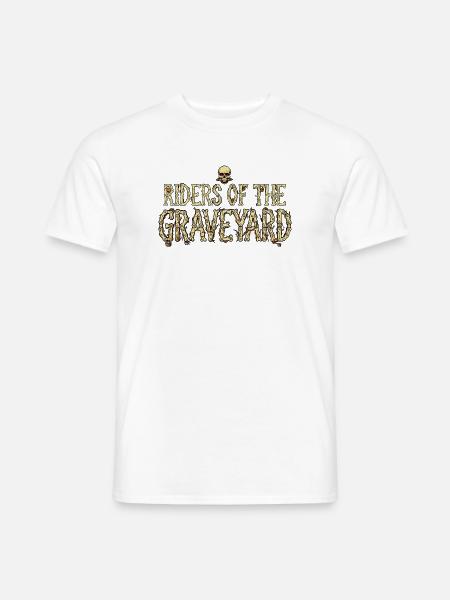 Riders Of The Graveyard Skelett - Männer T-Shirt - Weiß