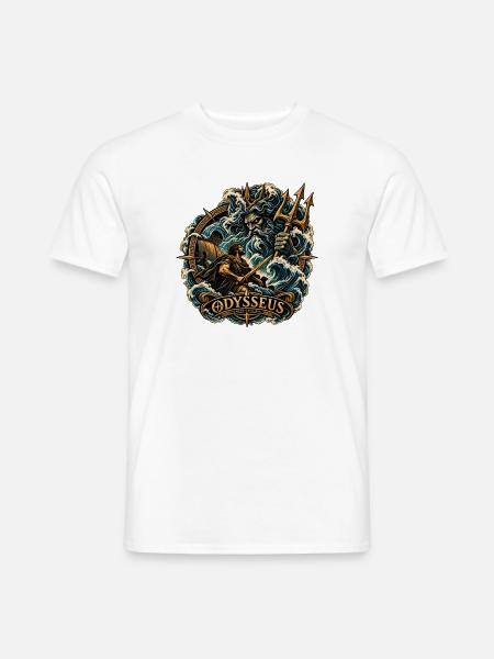 SZWENP – Odysseus Linie - Männer T-Shirt - Weiß