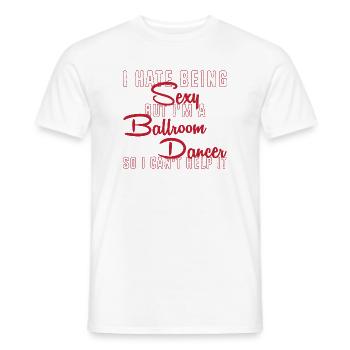 Walzer Paartanz - Männer T-Shirt - Weiß - Vorne - AI Model Male 178 dark (178cm)