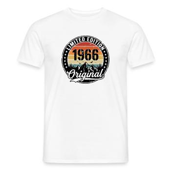 Limited Edition Original 1966 Vintage 60th Birthda - Männer T-Shirt - Weiß - Vorne - AI Model Male 178 dark (178cm)